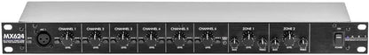 ART MX624 - 6-Channel Stereo Mixer with Two Zone Outputs