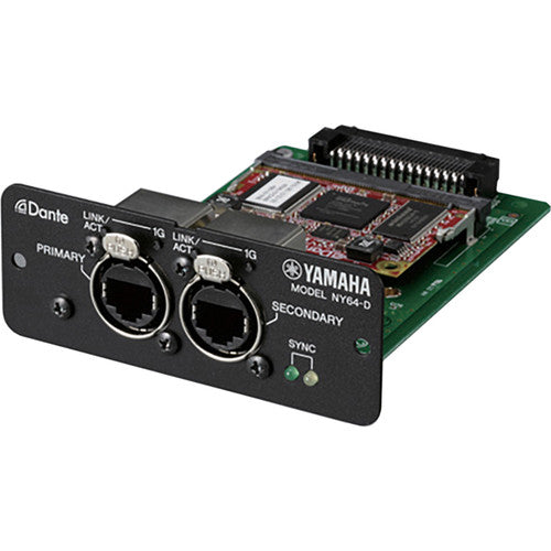 Yamaha NY64-D I/O Dante Digital Interface Expansion Card