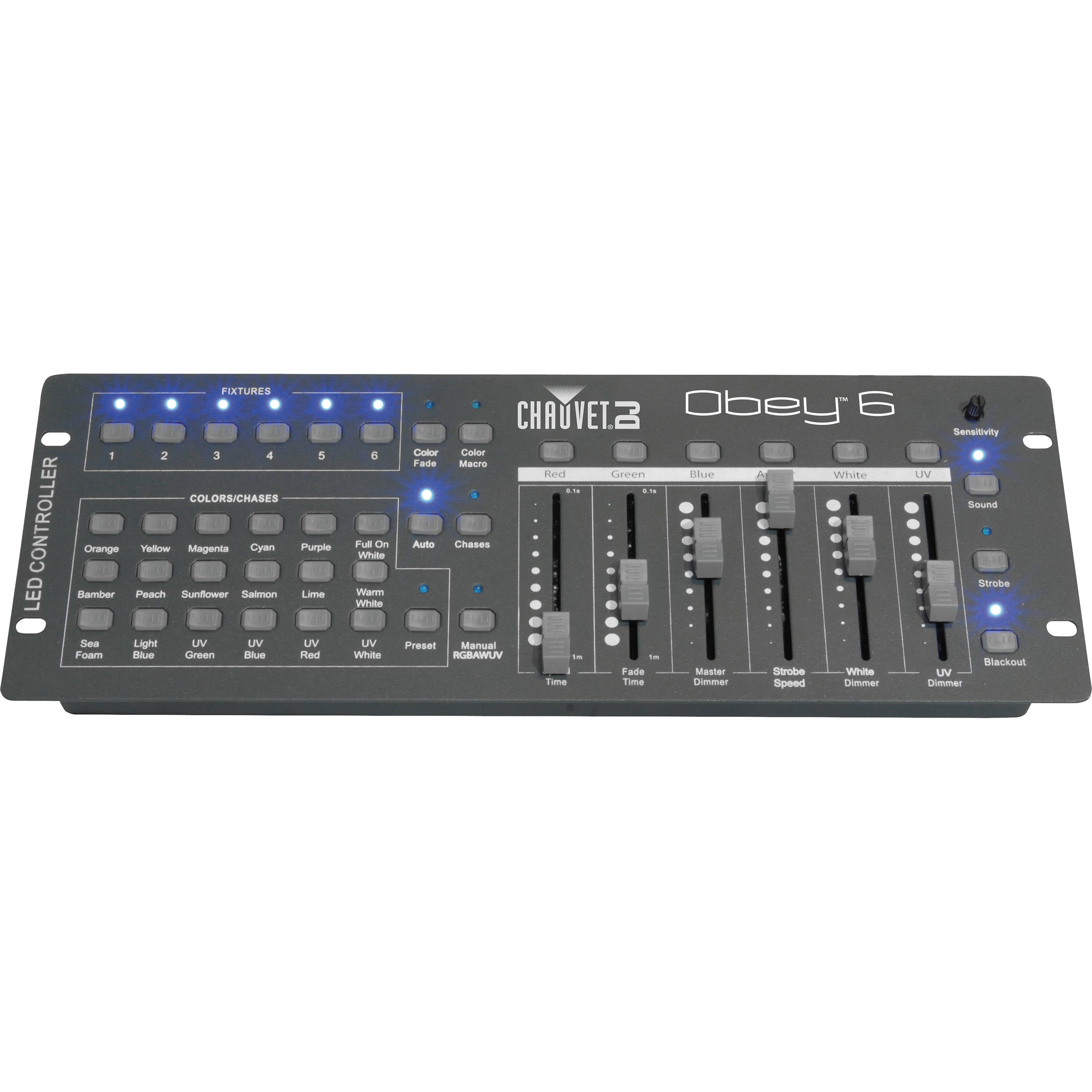 Chauvet DJ Obey 6 Universal DMX-512 RGBAW+UV Compact Lighting Controller