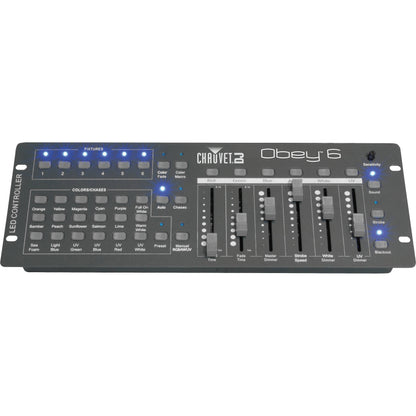 Chauvet DJ Obey 6 Universal DMX-512 RGBAW+UV Compact Lighting Controller