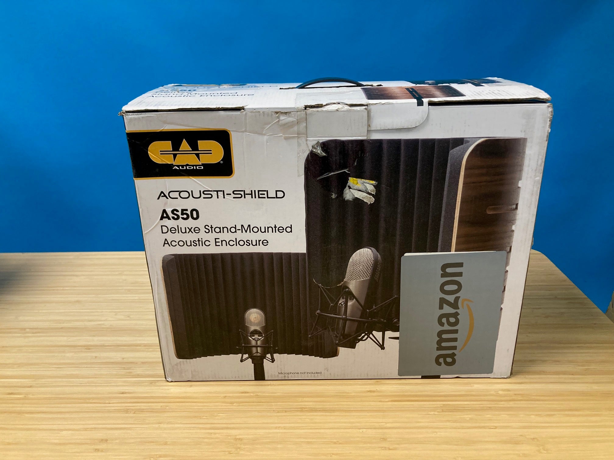 CAD Acousti-Shield AS50 Stand Mounted Enclosure - Walnut Finish