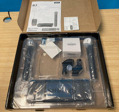 Shure BLX288/B58-H10 Wireless Handheld Microphone System with Beta 58A (H10: 542 to 572 MHz)