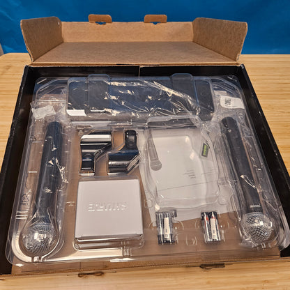 Shure BLX288/SM58-H9 Dual-Channel Wireless Handheld Microphone System with SM58 Capsules - Used
