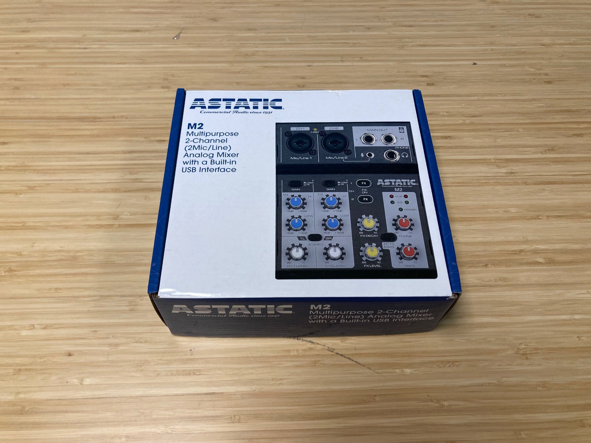CAD Astatic M2 2-Channel Mixer with USB Interface