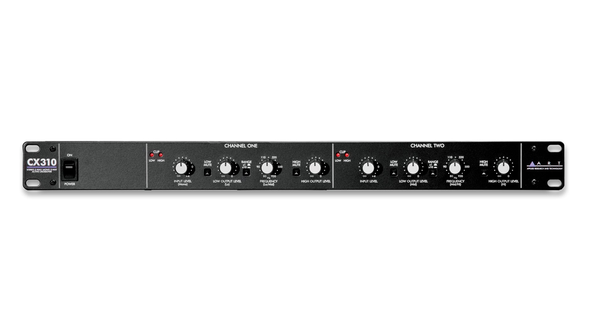 ART 310 Stereo 2-Way/Mono 3-Way Crossover - Used