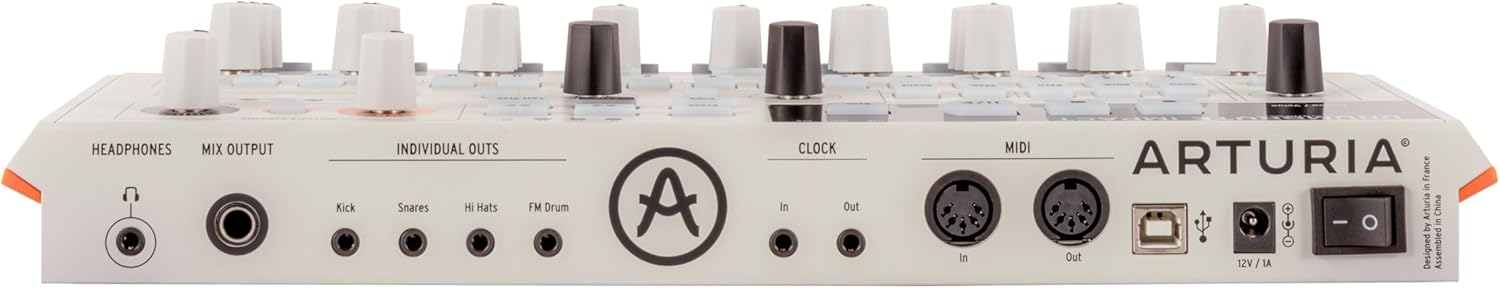 Arturia DrumBrute Impact 1984 Analog Drum Machine - White - Used