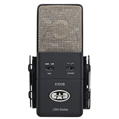 CAD Equitek E100S Nickel Plated Supercardioid Condenser Microphone Open Box