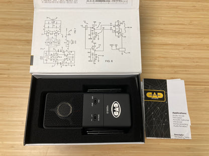 CAD E100Sx Large Diaphragm Supercardioid Condenser Microphone Open Box