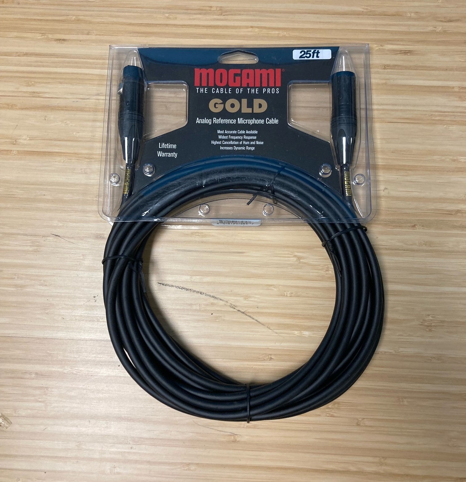 Mogami GOLD-STUDIO-25 Gold Studio XLR Female to XLR Male 25' Microphone Cable - Used