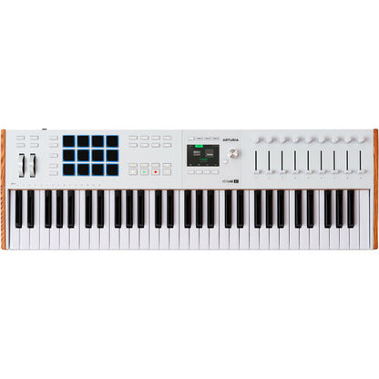 Arturia KeyLab 61 mk3 Professional MIDI Controller and Software (White) - Used