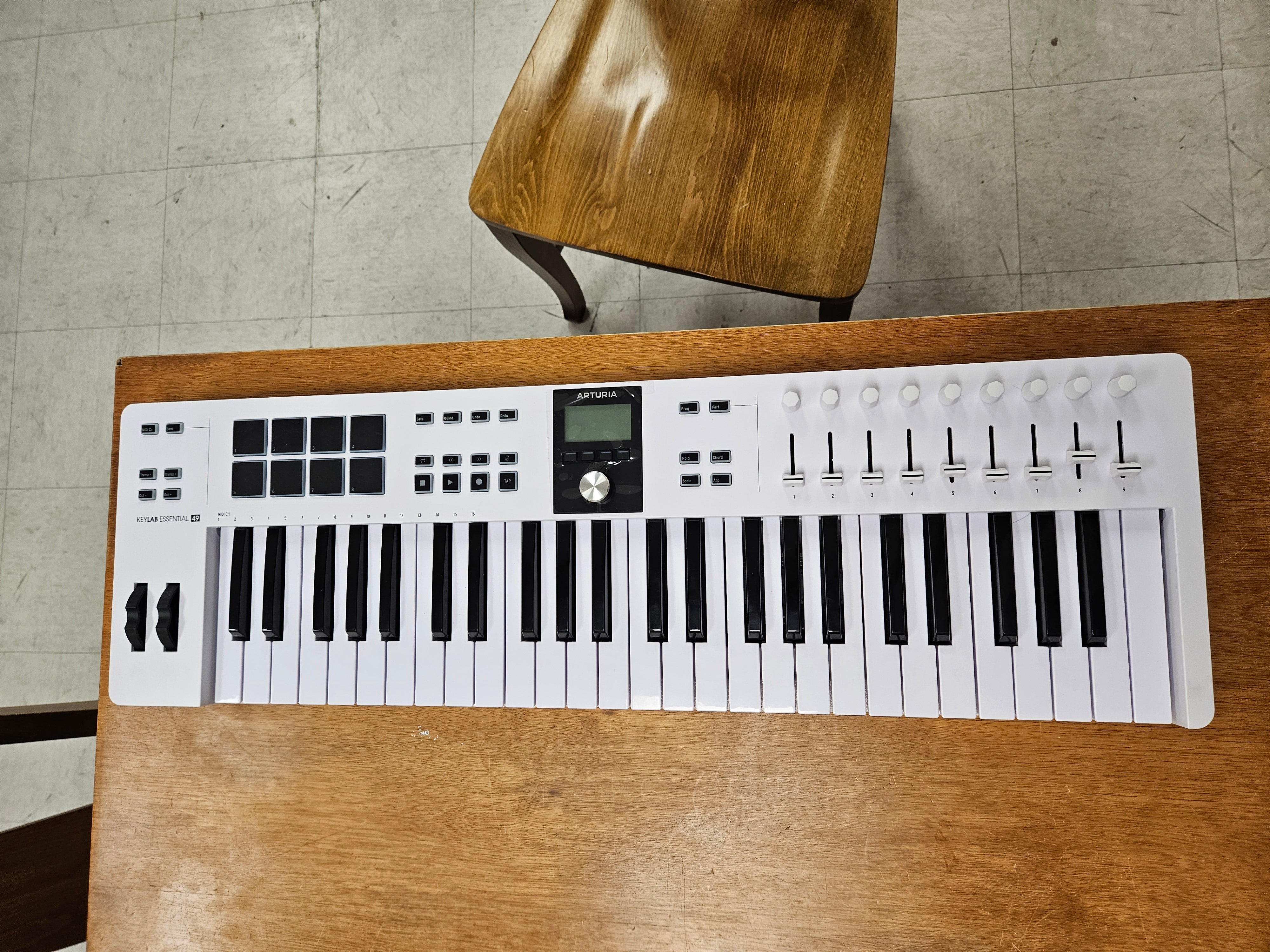 Arturia KeyLab Essential mk3 49-Key Universal MIDI Controller and Software (White) - Used