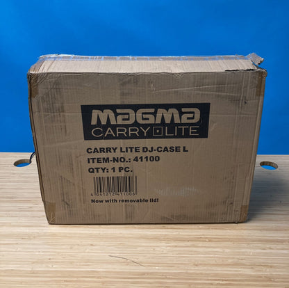 Magma Carry-Lite DJ-Case L Lightweight DJ Case w/ Foam Interior- Open Box