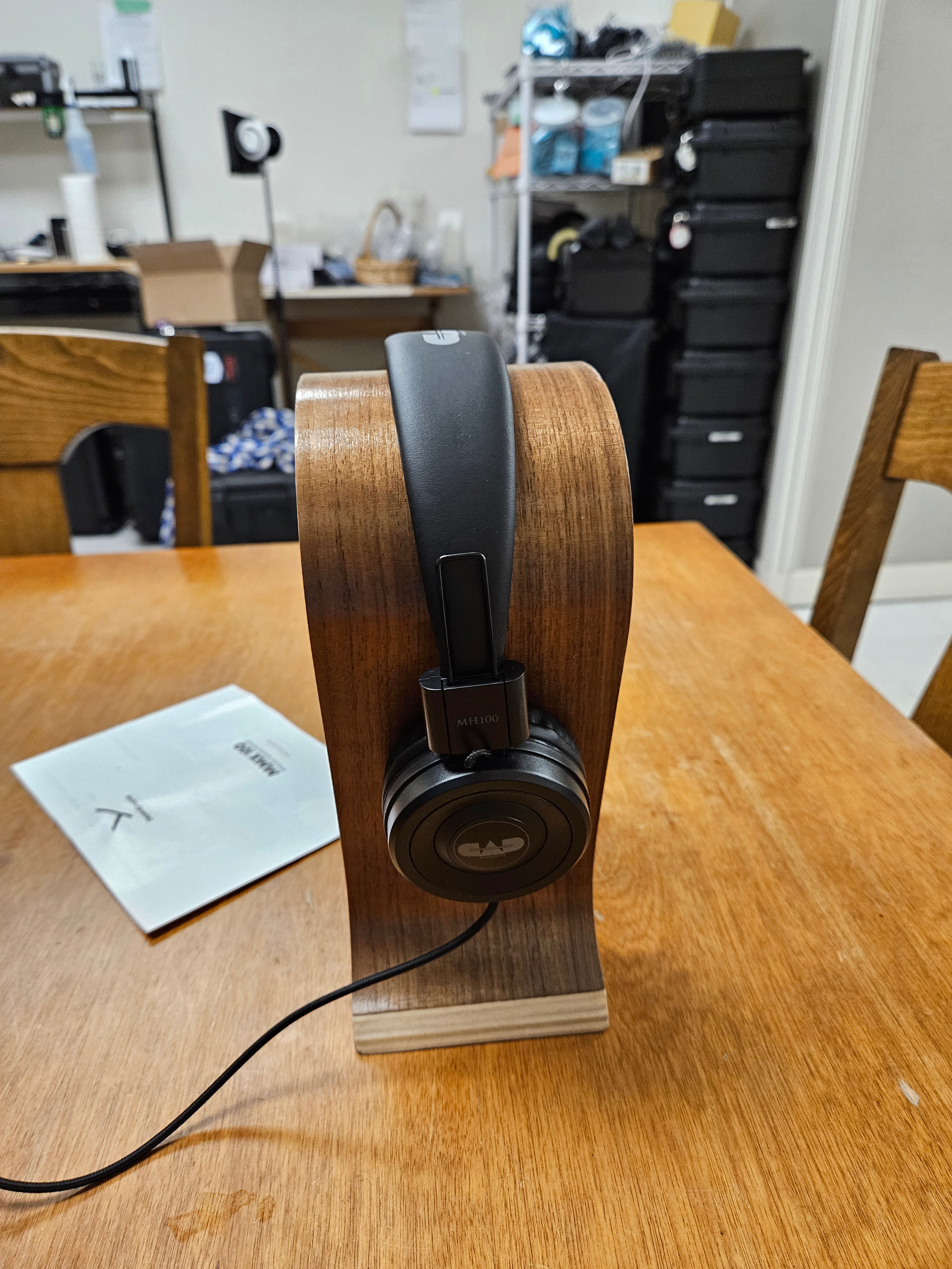 CAD MH100 Closed Back Studio Headphones in Black Open Box