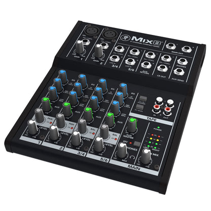 Mackie Mix8 8-Channel Compact Mixer with 2 MIC Pre Amps Open Box