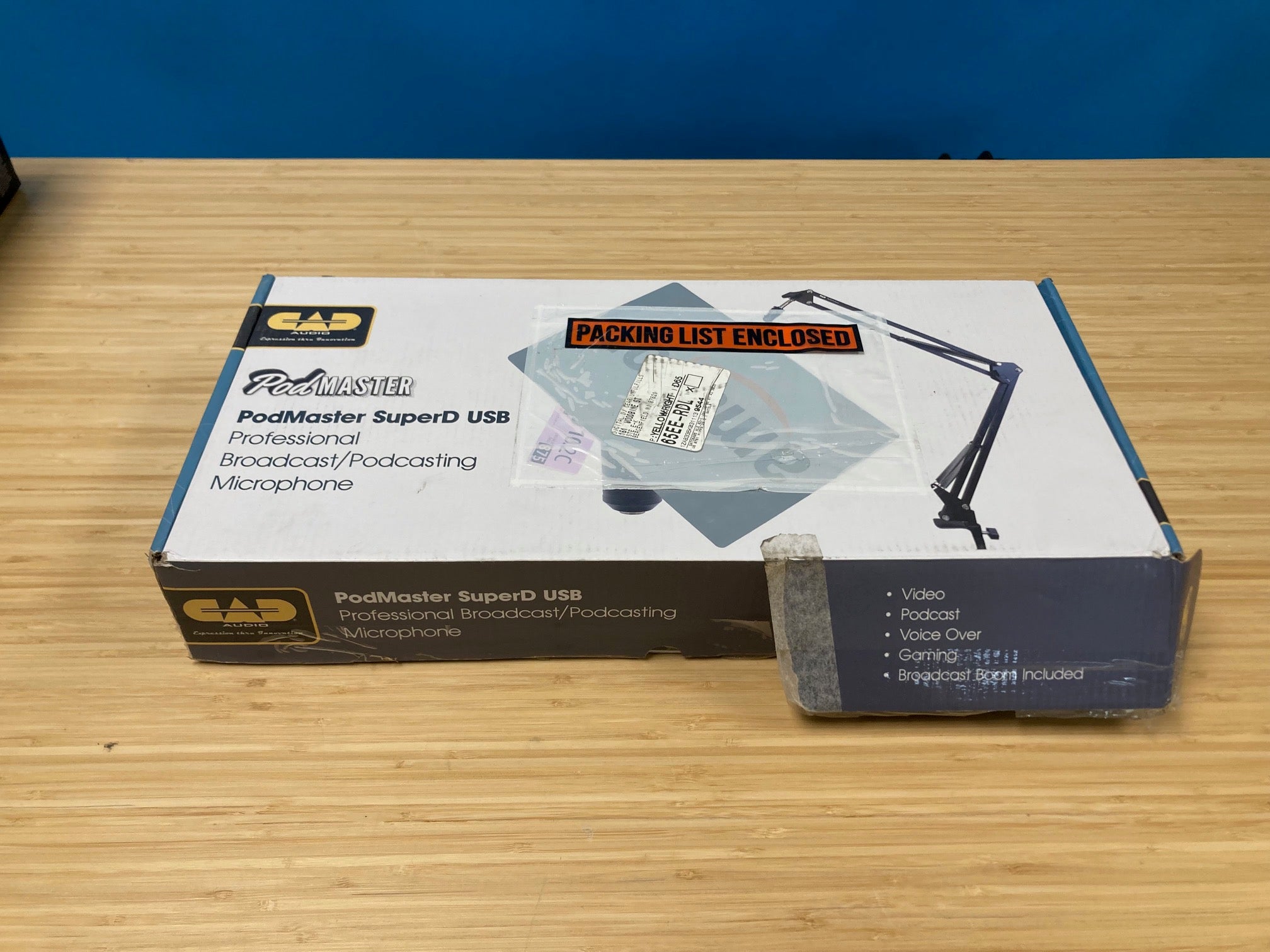 CAD PodMaster SuperD USB Pro Broadcast/Podcast Mic - Used