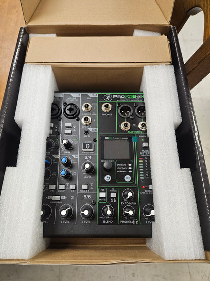 Mackie ProFX6v3+ 6-Channel Analog Mixer With Enhanced FX, USB Recording Modes and Bluetooth