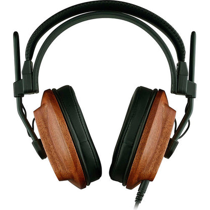 Fostex T60RP Stereo Audiophile Headphones w African Mahogany Wood Cups - Used