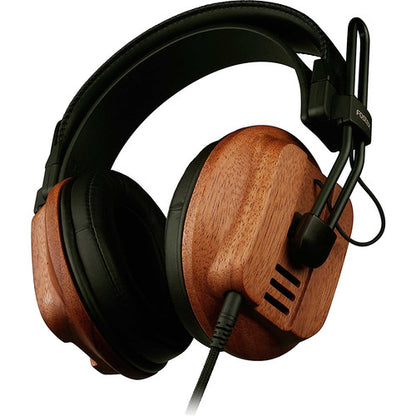 Fostex T60RP Stereo Audiophile Headphones w African Mahogany Wood Cups - Used