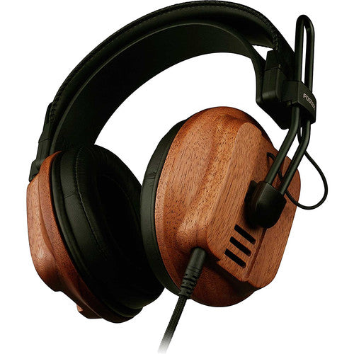 Fostex T60RP Stereo Audiophile Headphones w African Mahogany Wood Cups - Used