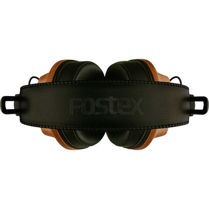 Fostex T60RP Stereo Audiophile Headphones w African Mahogany Wood Cups - Used