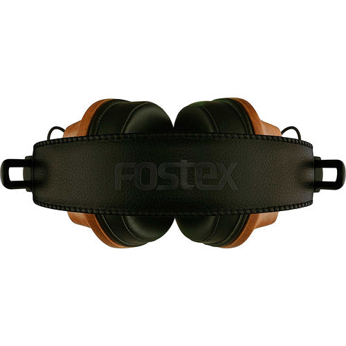 Fostex T60RP Stereo Audiophile Headphones w African Mahogany Wood Cups - Used