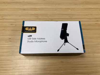 CAD U29 USB Side-Address Studio Microphone Open Box