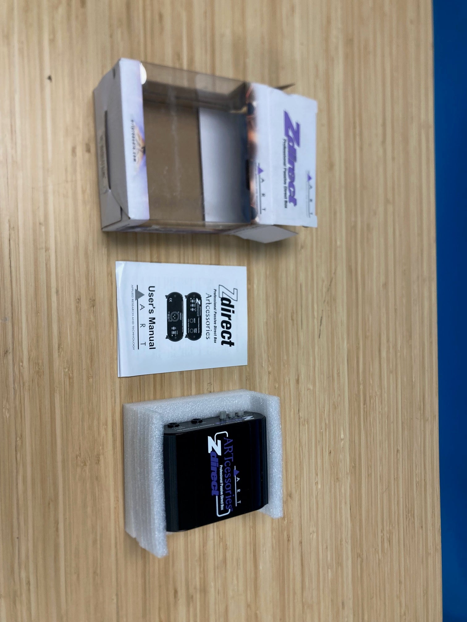 ART Zdirect DI Professional Passive Direct Box Switchable Low Pass Filter