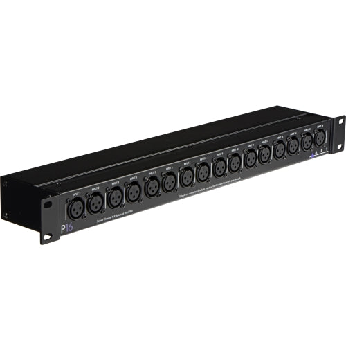 ART P16 16-Channel Rack Mount XLR Balanced Patch Bay for Live