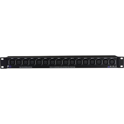 ART P16 16-Channel Rack Mount XLR Balanced Patch Bay for Live, Studio or Install