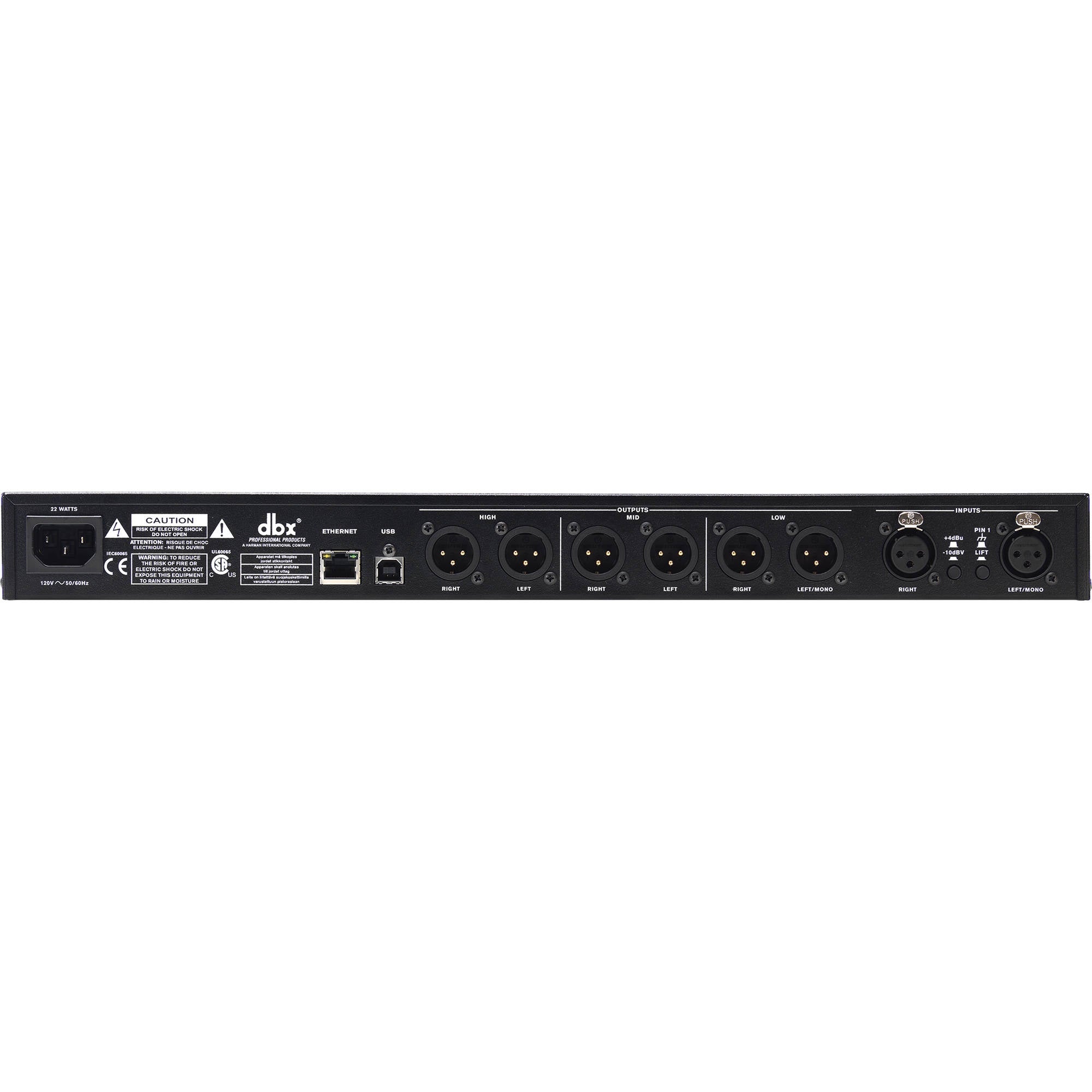dbx DriveRack PA2 Complete Loudspeaker Management System