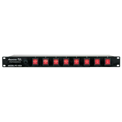 American DJ PC-100A 8-Channel Rack Mount Power Center