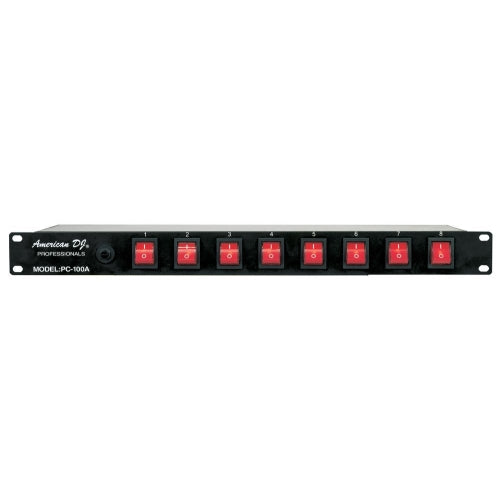 American DJ PC-100A 8-Channel Rack Mount Power Center