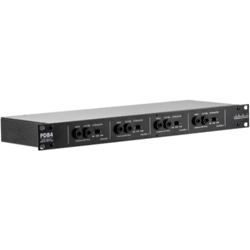 ART PDB4- Rackmountable 4-Channel Passive Direct Box w/Ground Lift and Pad