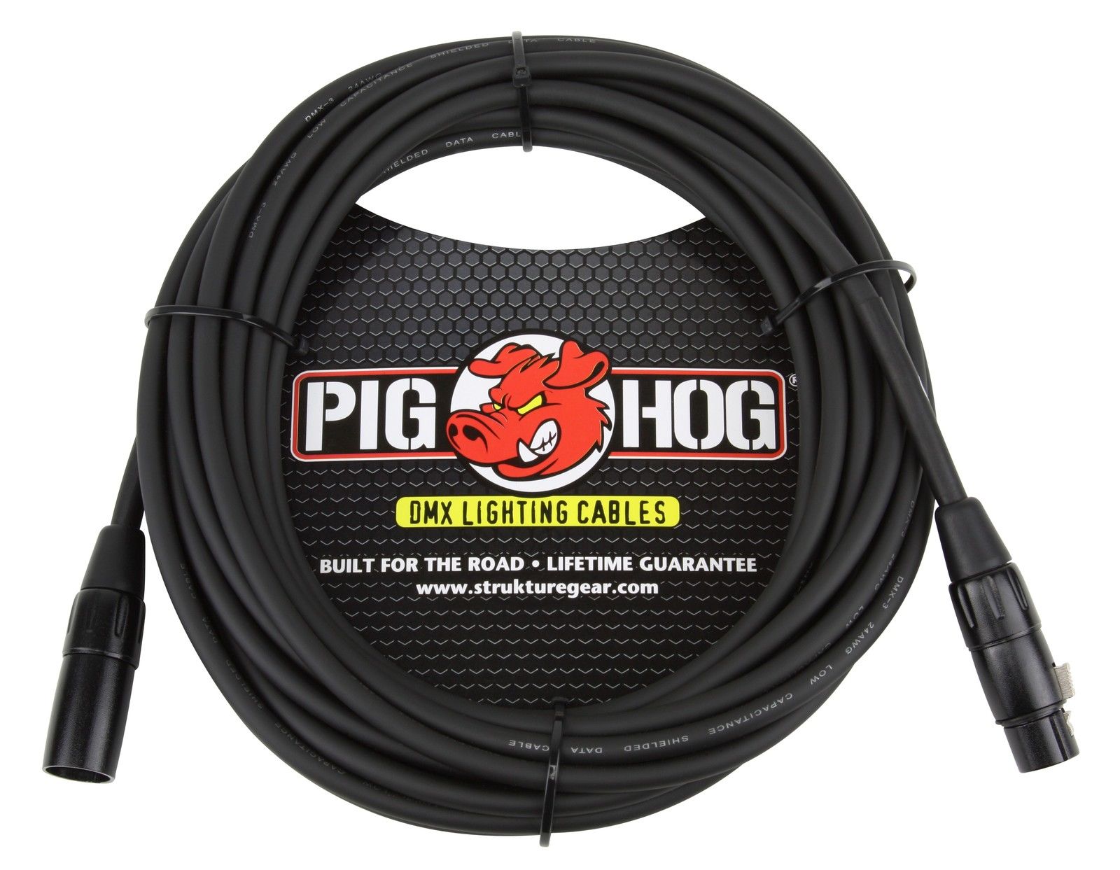 Pig Hog 25' DMX Cable with XLR type connector