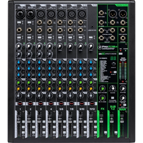 Mackie ProFX12v3 12 Channel Sound Reinforcement Mixer w/ Built-In Effects