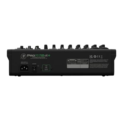 Mackie ProFX12v3+ 12-Channel Analog Mixer With Enhanced FX, USB Recording Modes and Bluetooth