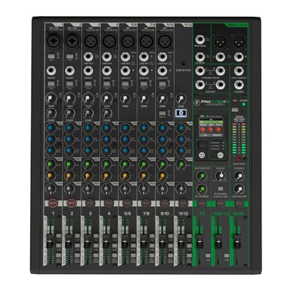 Mackie ProFX12v3+ 12-Channel Analog Mixer With Enhanced FX, USB Recording Modes and Bluetooth