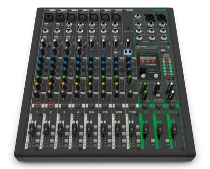 Mackie ProFX12v3+ 12-Channel Analog Mixer With Enhanced FX, USB Recording Modes and Bluetooth
