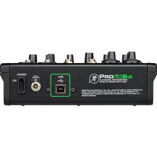 Mackie ProFX6v3 6 Channel Sound Reinforcement Mixer w/ Built-In Effects
