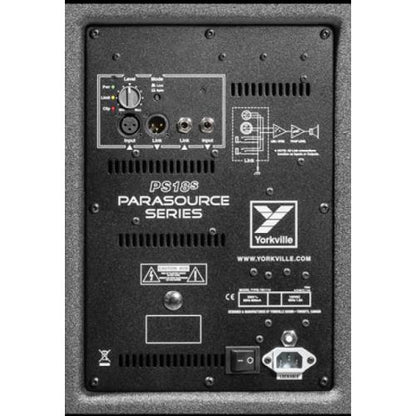 Yorkville PS18S Parasource Series 18 1200W Active Low Frequency Subwoofer