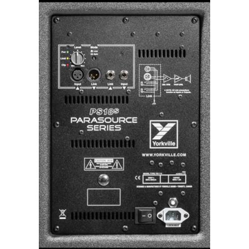 Yorkville PS18S Parasource Series 18 1200W Active Low Frequency Subwoofer