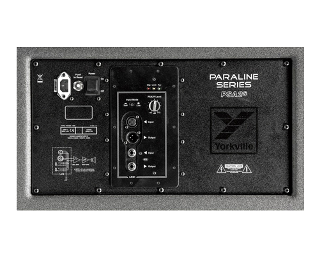 Yorkville PSA2S Paraline Series 4800W Dual 15 Active Bass Reflex Subwoofer