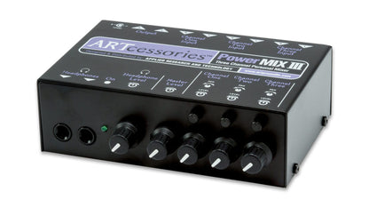 ART PowerMIX III 3-Channel Personal Stereo Mixer