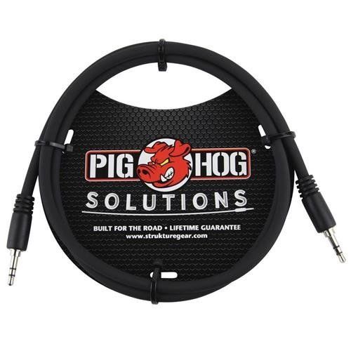 Pig Hog PX-T3503 3.5mm TRS to 3.5mm TRS High Quality Cable - 3ft