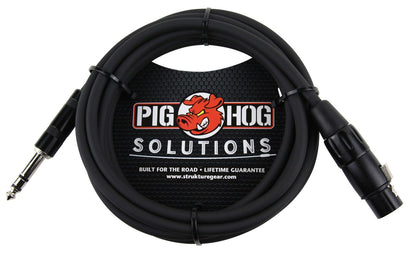 Pig Hog PX-TMXF1 10ft TRS Male -XLR Female Balanced Cable