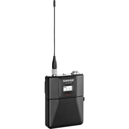 Shure QLXD14-G50 Wireless System with Bodypack and WA305 Instrument Cable - G50 Band