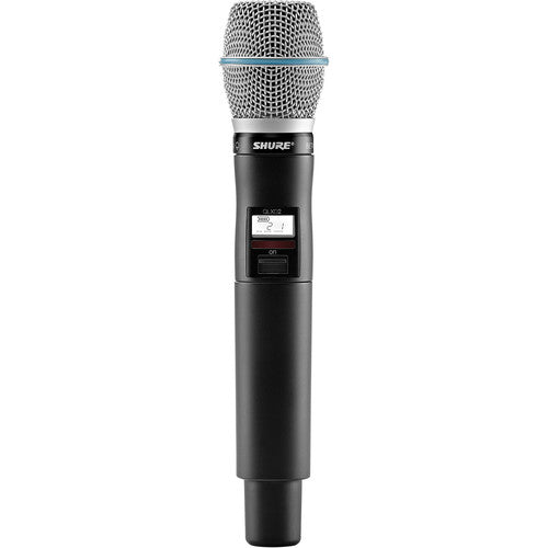 Shure QLXD24/B87A-G50 Wireless System with QLXD2/BETA87A Handheld Transmitter