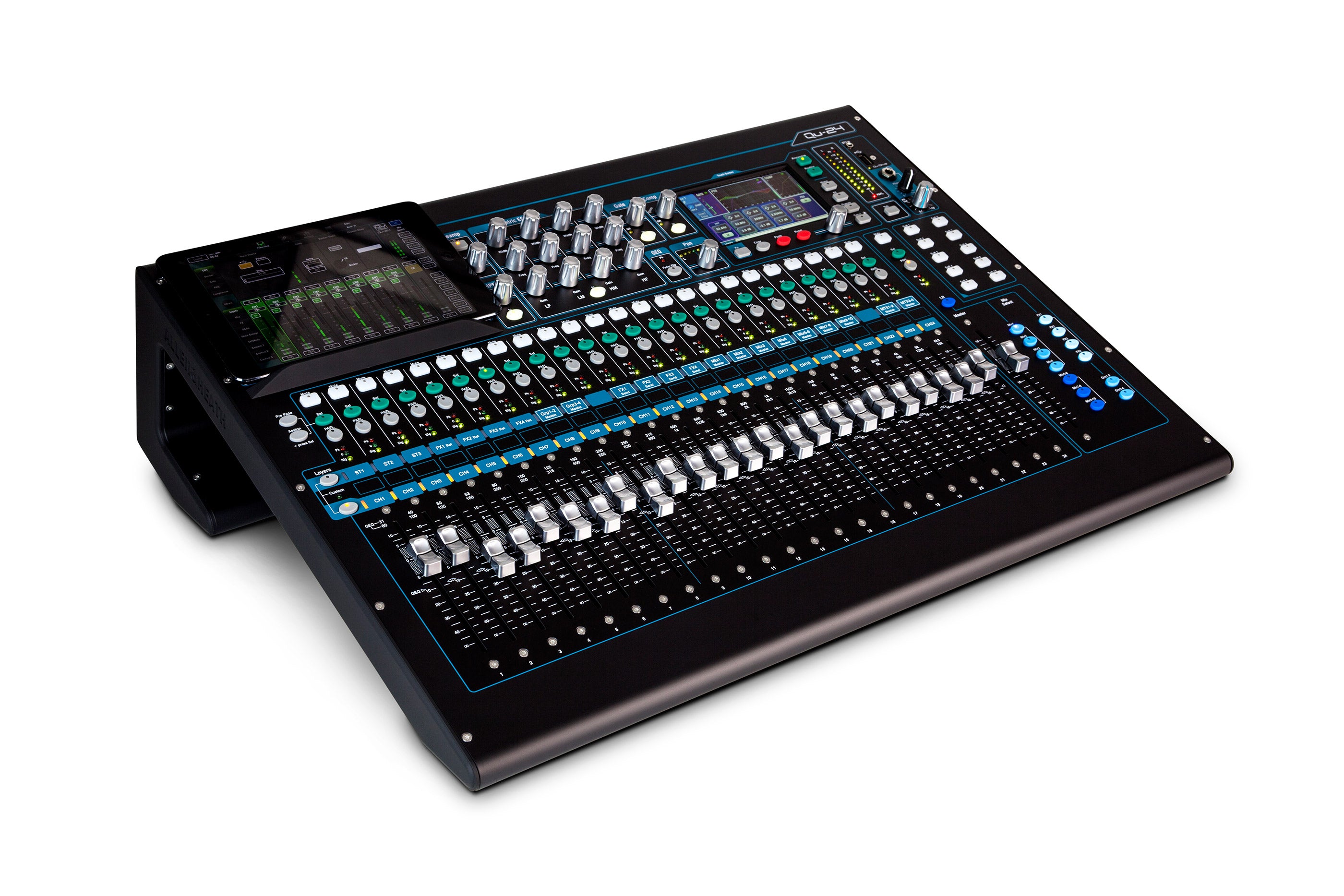 Allen & Heath Qu-24C 30-In/24-Out Digital Mixer (Chrome Edition)