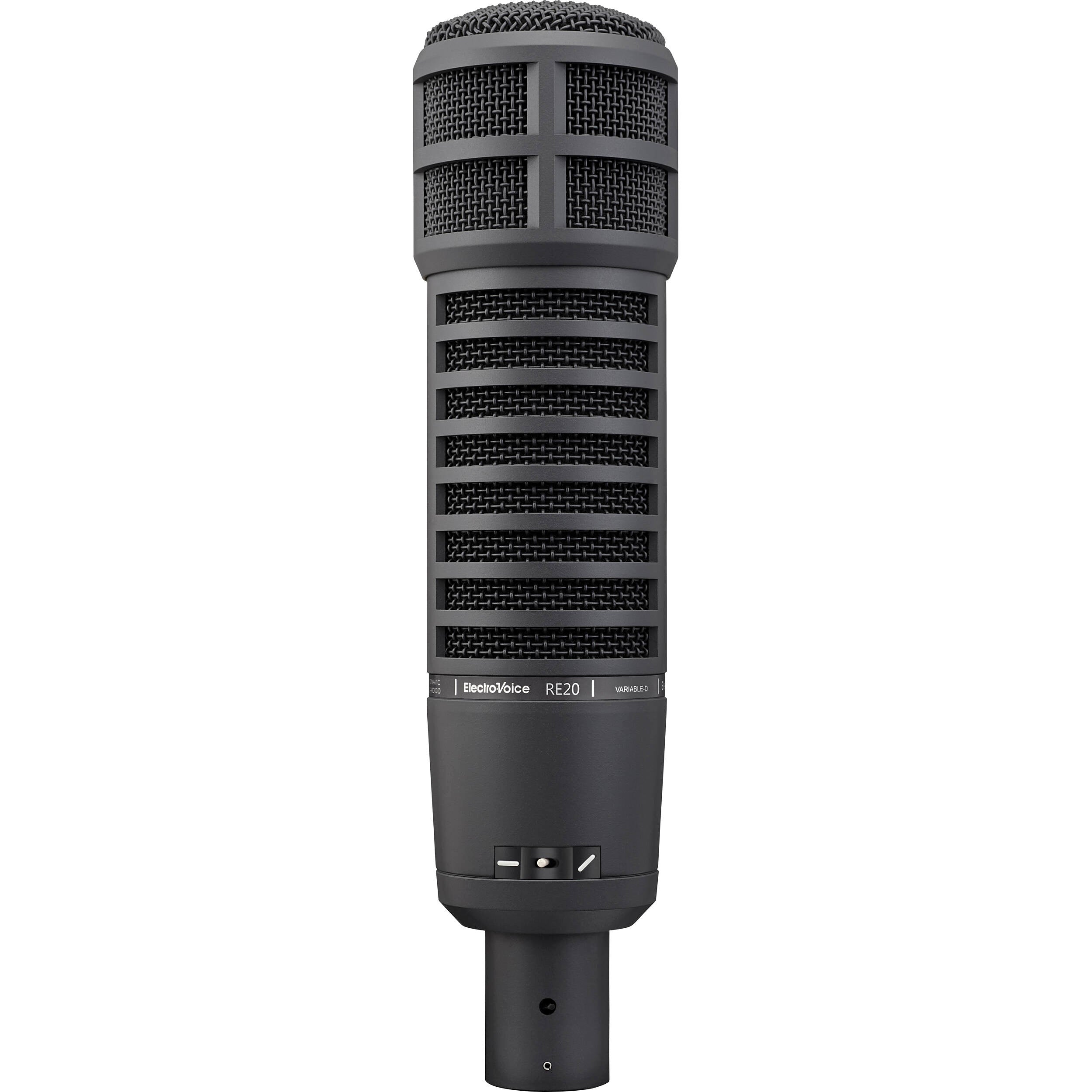 Electro-Voice RE20 Black Dynamic Broadcast Microphone w/ Variable D
