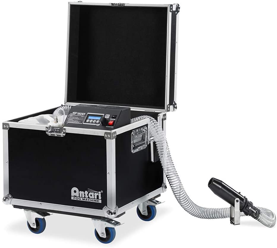 Antari S-500 Snow Machine w/ Wheeled Road Case